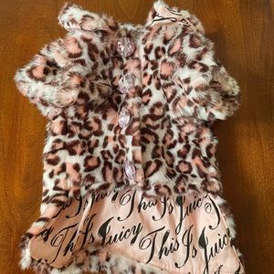 Super cutie gently issued juicy couture fur coat